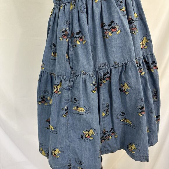 DISNEY Her Universe Mickey & Friends Chambray Dress Size XS - Picture 5 of 9